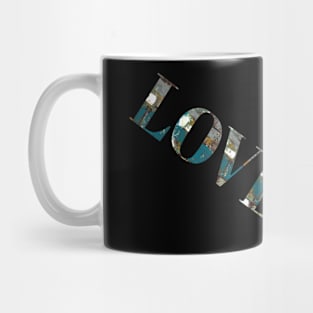 Art Acrylic artwork abstract Valentine loved Mug